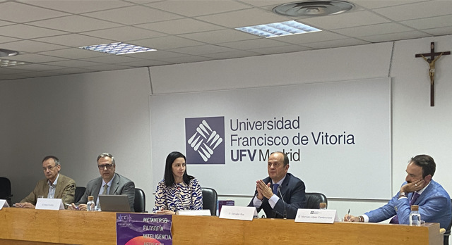 De izq. a dicha Ignacio Rouyet, Albert Cortina, Sophie Grimaldi, Salvador Ros y Marcelo Lpez.